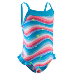 Maillot de bain bébé fille une pièce madina+ bleu all bow