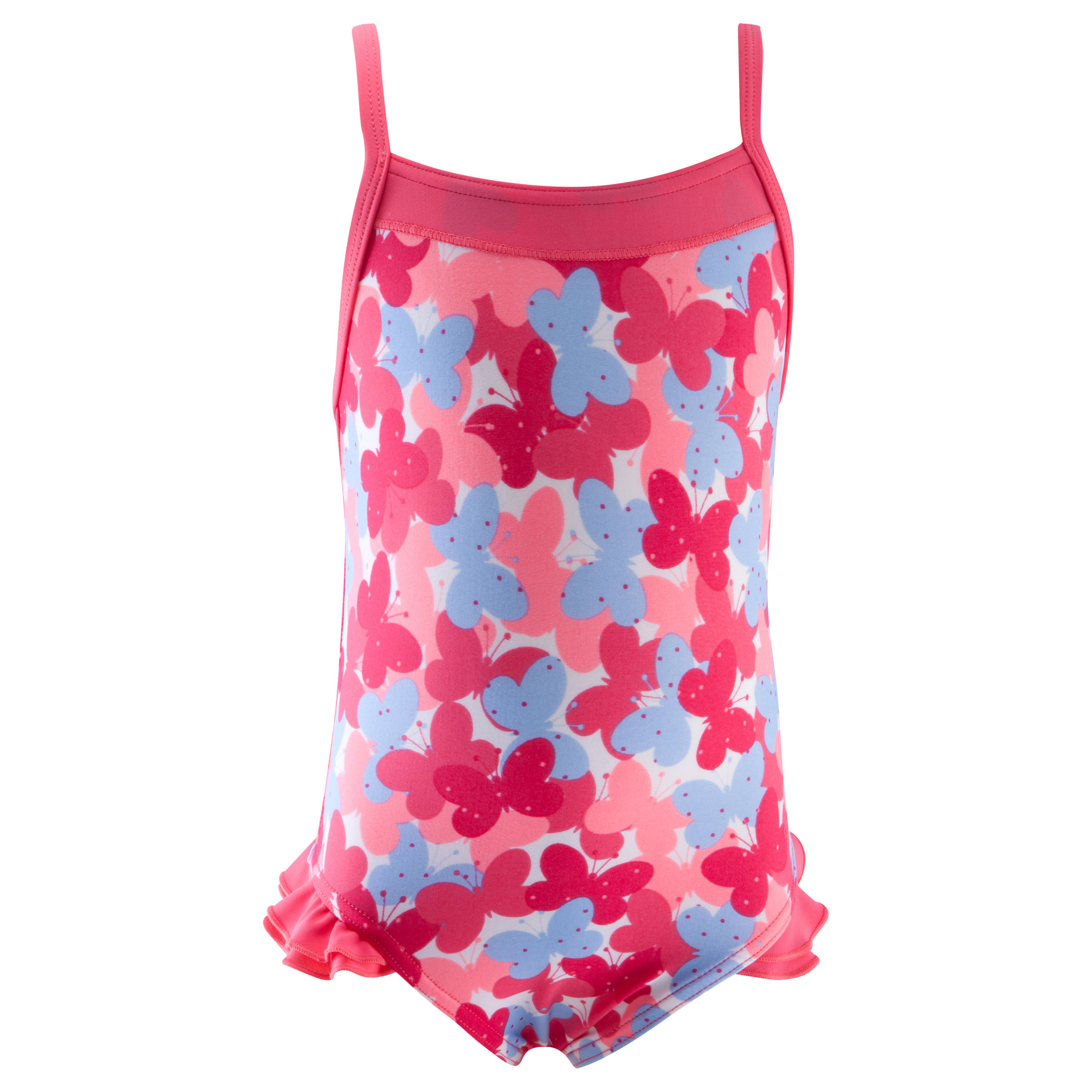 Madina Baby Girls' One-Piece Swimsuit with printed butterflies 2/8