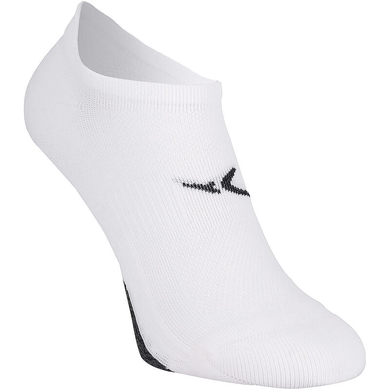 Chaussettes invisibles fitness cardio training  x2 blanc