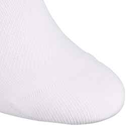 2 ζεύγη αόρατες κάλτσες για προπόνηση Fitness Cardio - Λευκό