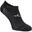 Onzichtbare sokken voor fitness cardiotraining 2 paar zwart