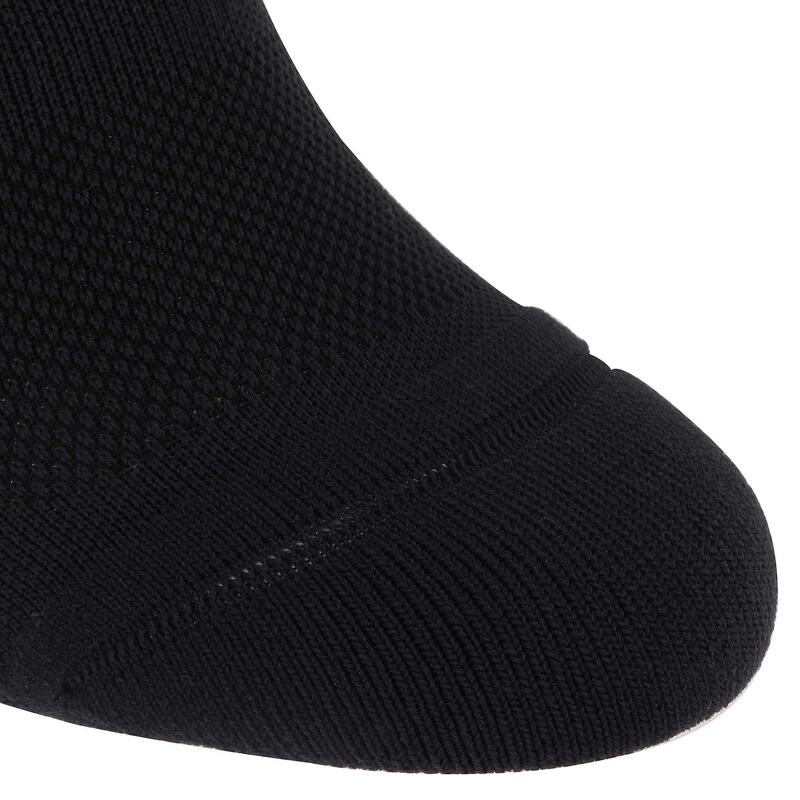 Onzichtbare sokken voor fitness cardiotraining 2 paar zwart