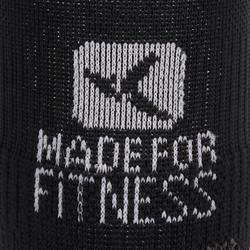 Chaussettes invisibles fitness  cardio training x2 noir