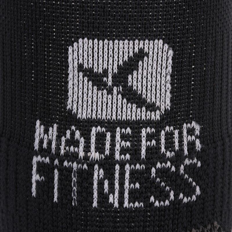 Chaussettes invisibles fitness cardio training x2 noir