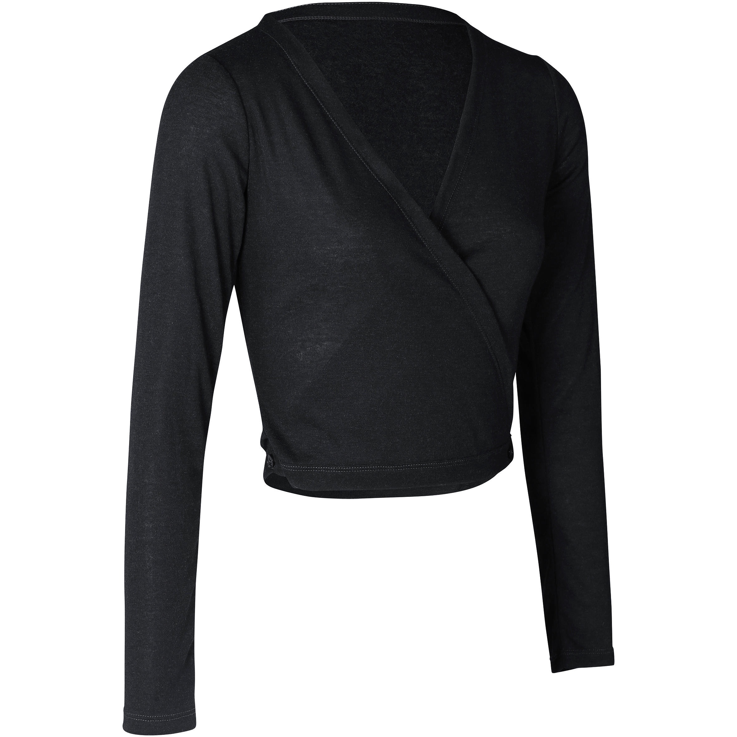 Tanz-Wickeljacke Ballett Damen schwarz 2/10