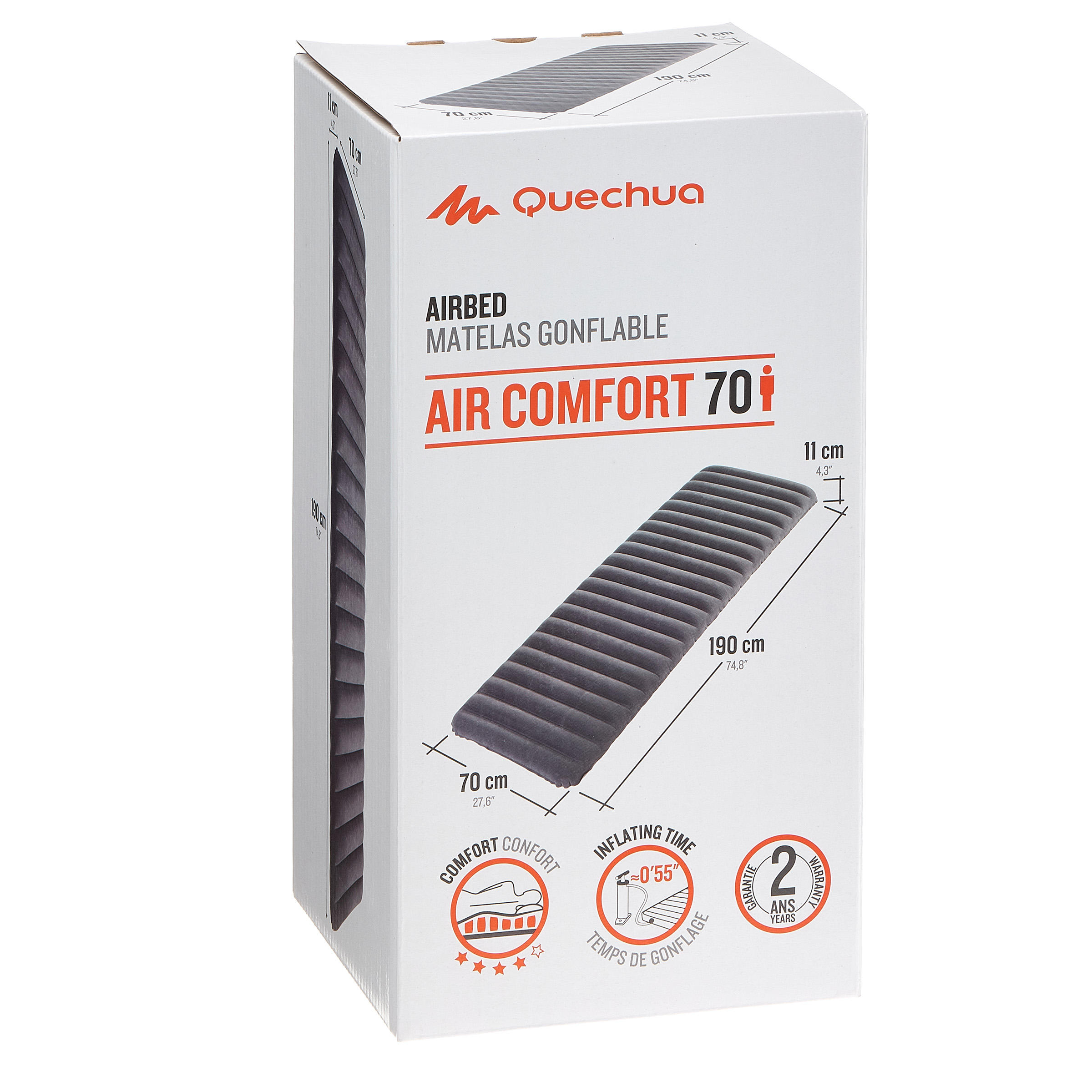 quechua airbed 70