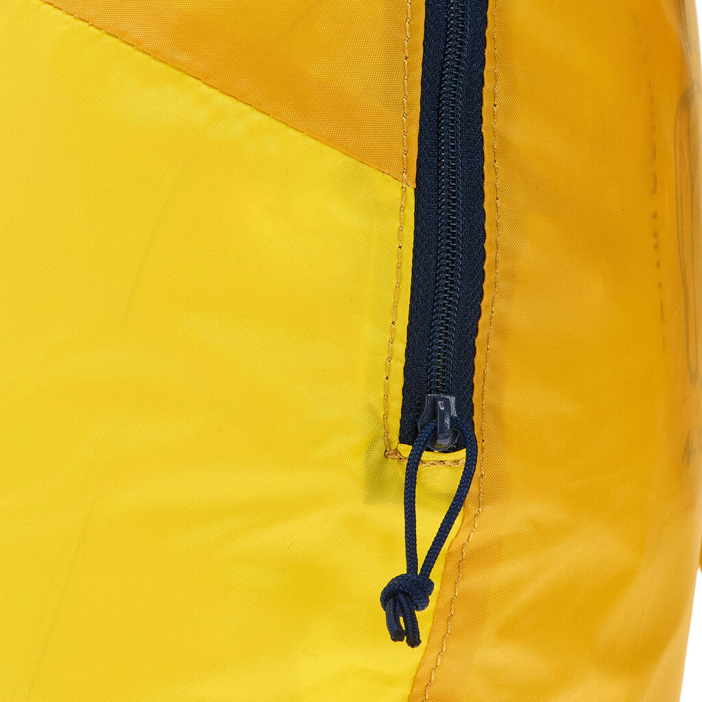 Rucksack Travel ultrakompakt 10 Liter gelb