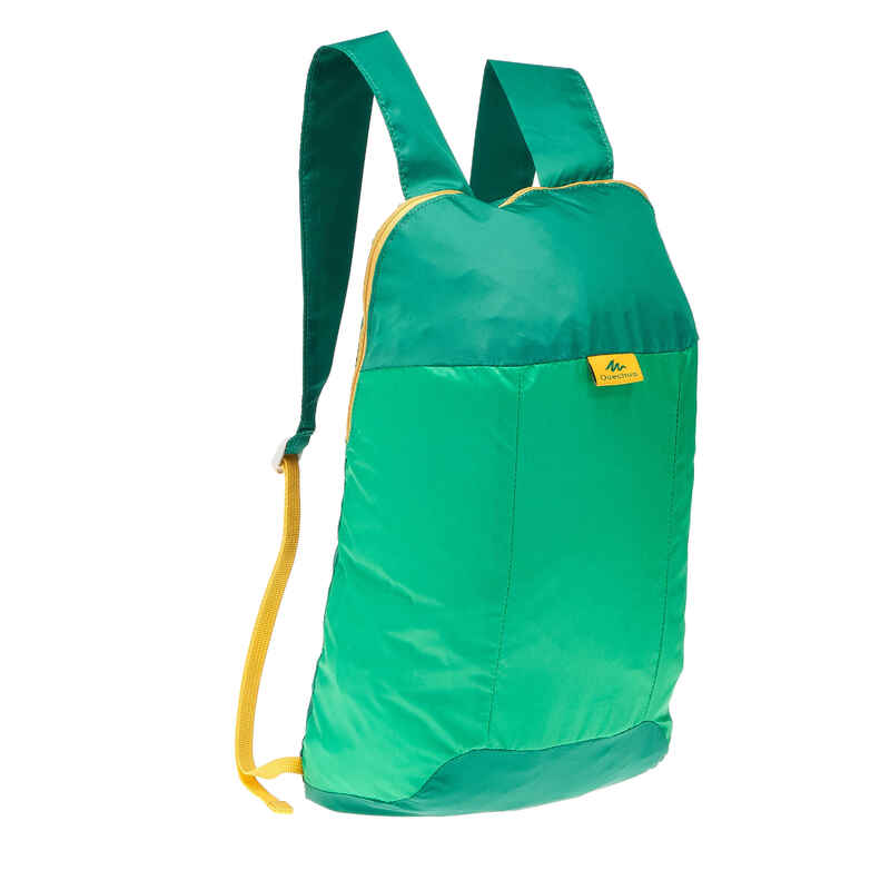 TRAVEL Ultra-Compact 10 Litre Rucksack - green - Decathlon
