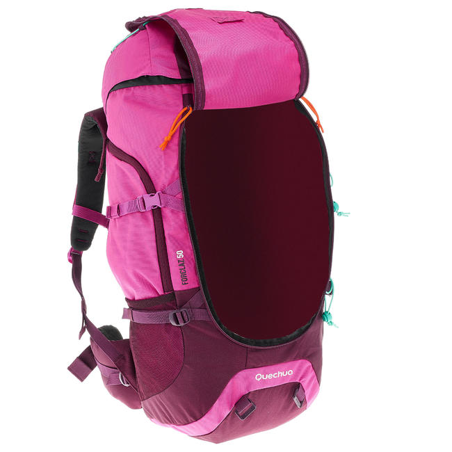 Buy Travel BackpackForclaz 50LPinkBuy Decathlon Rucksack Online