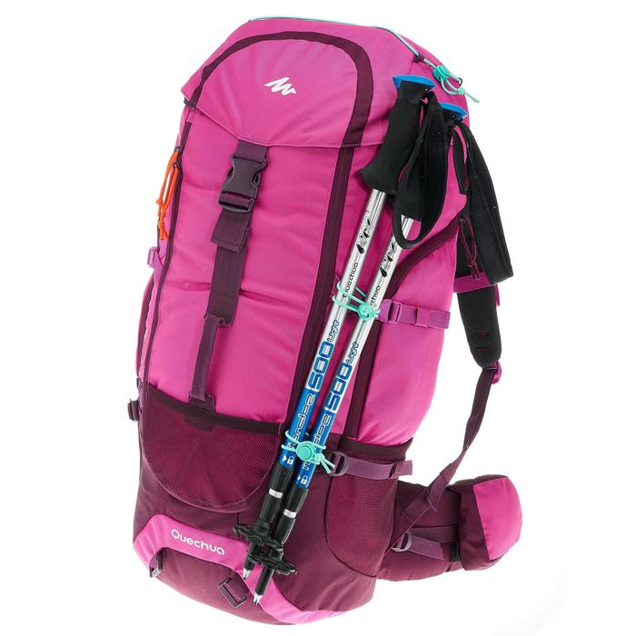 forclaz travel 500 50 l hiking backpack women's