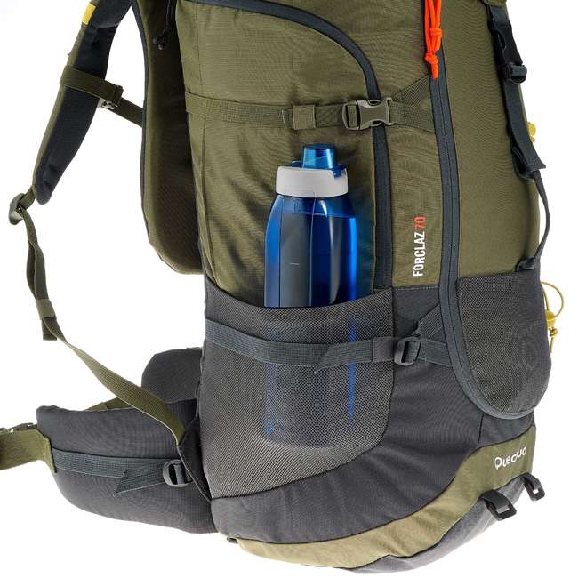 Backpacking Rucksack Forclaz 70 Liter khaki QUECHUA Decathlon Österreich