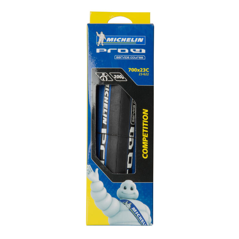 PRO4 700x23 Flex Bead Road Bike Tyre / ETRTO 23622 Blue MICHELIN