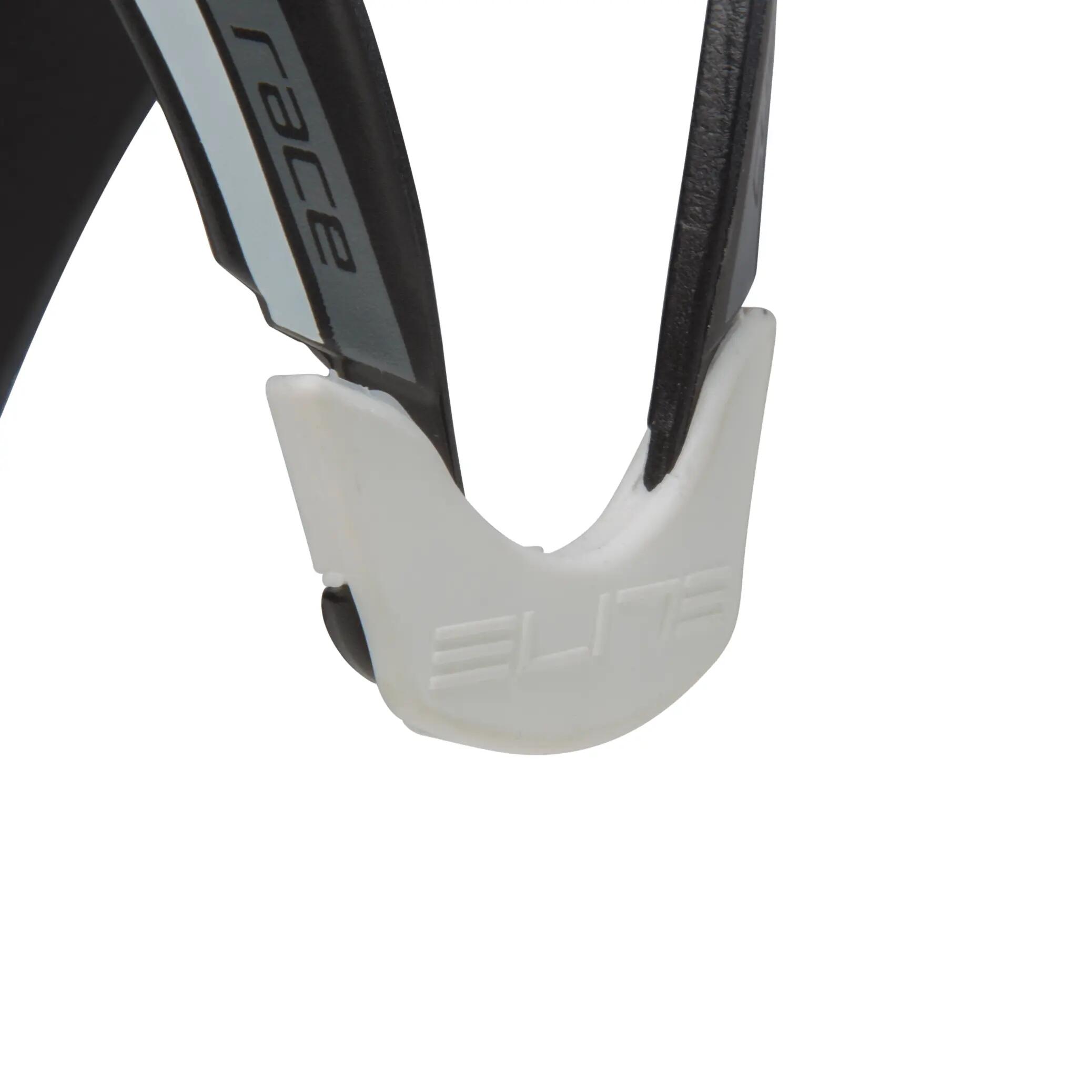Custom Race Water Bottle Cage - Black/White 3/4