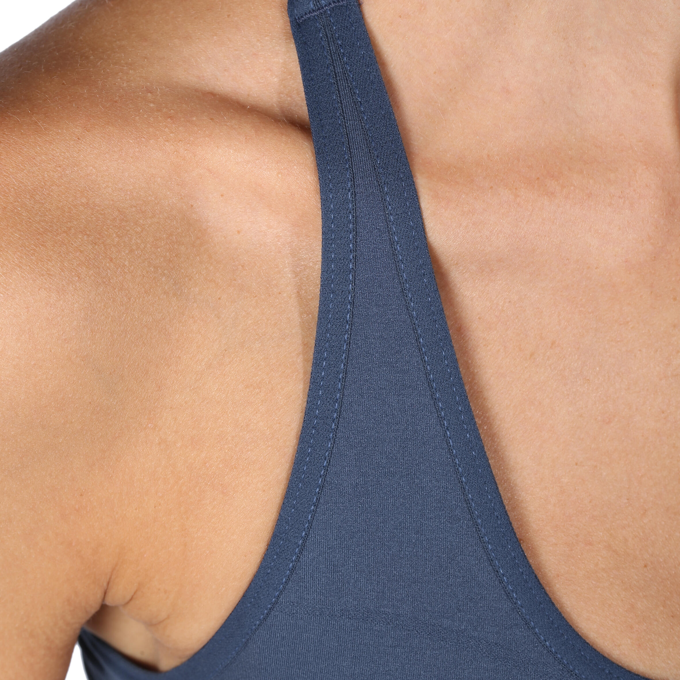 Yoga+ Women's Seamless Crop Top - Blue 7/13