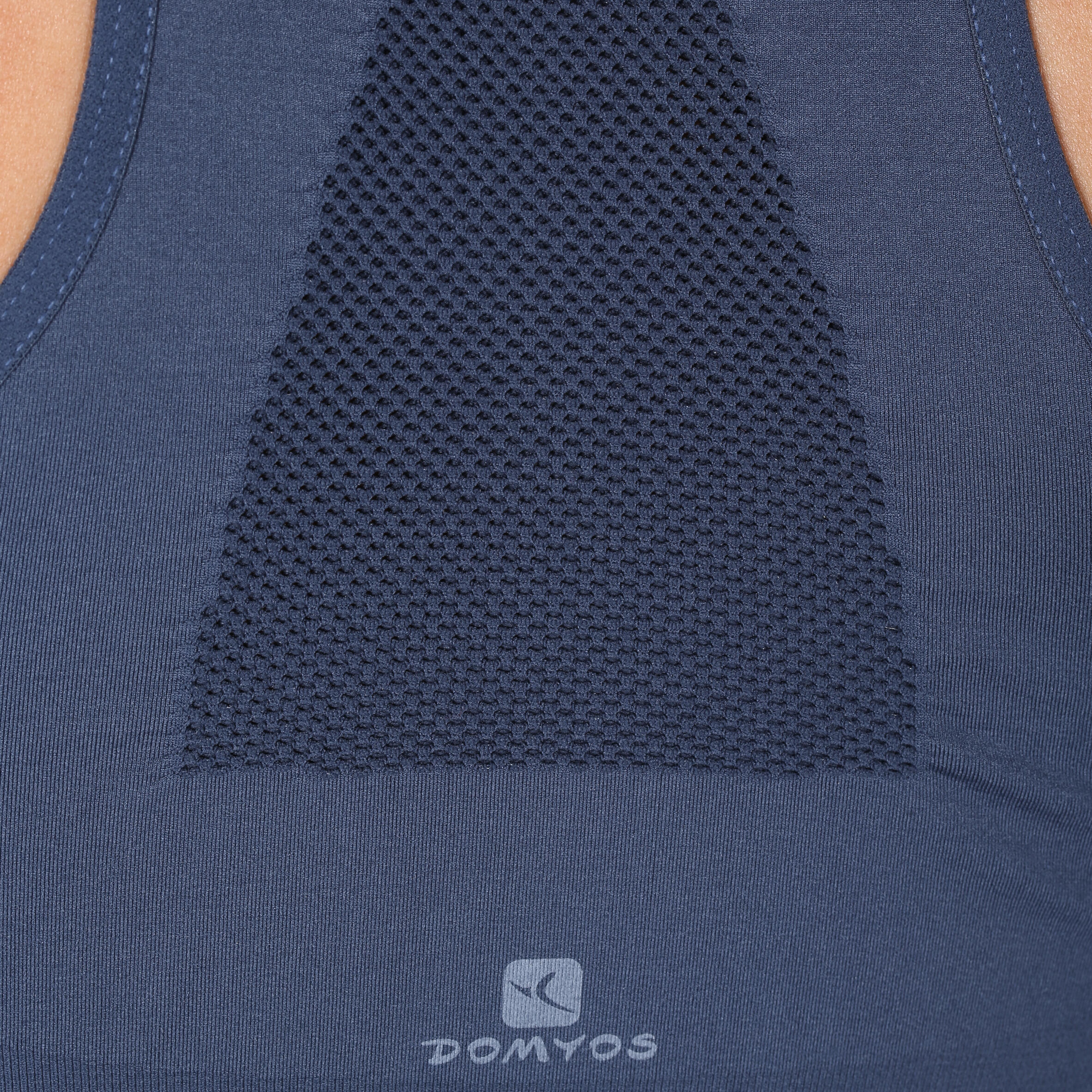 Yoga+ Women's Seamless Crop Top - Blue 10/13