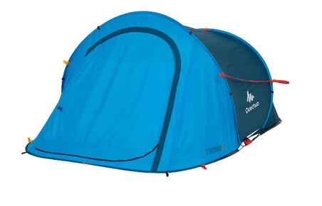 2 Seconds 2 Person Camping Tent - Blue