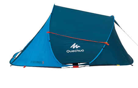 2 Seconds 2 Person Camping Tent - Blue