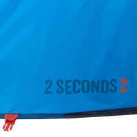 2 Seconds 2 Person Camping Tent - Blue