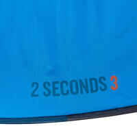 Camping Tent 2 SECONDS | 3 People - Blue