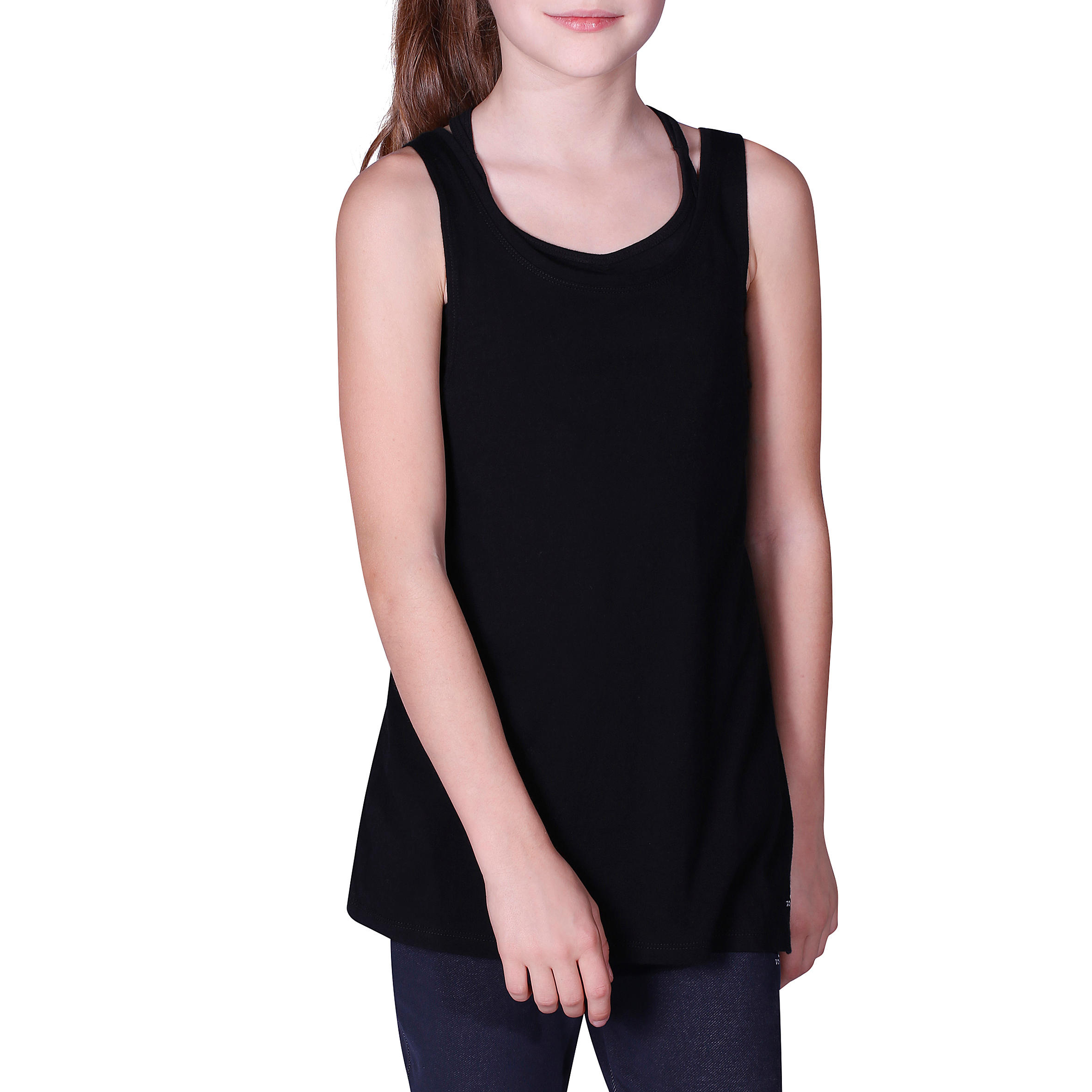 Girls' Dance Tank Top - Black 2/11