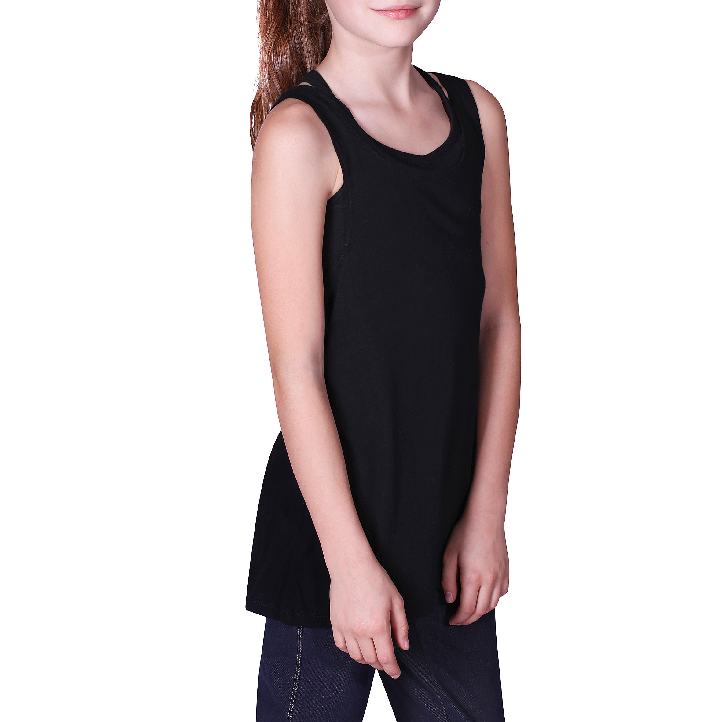 Girls' Dance Tank Top - Black 3/11