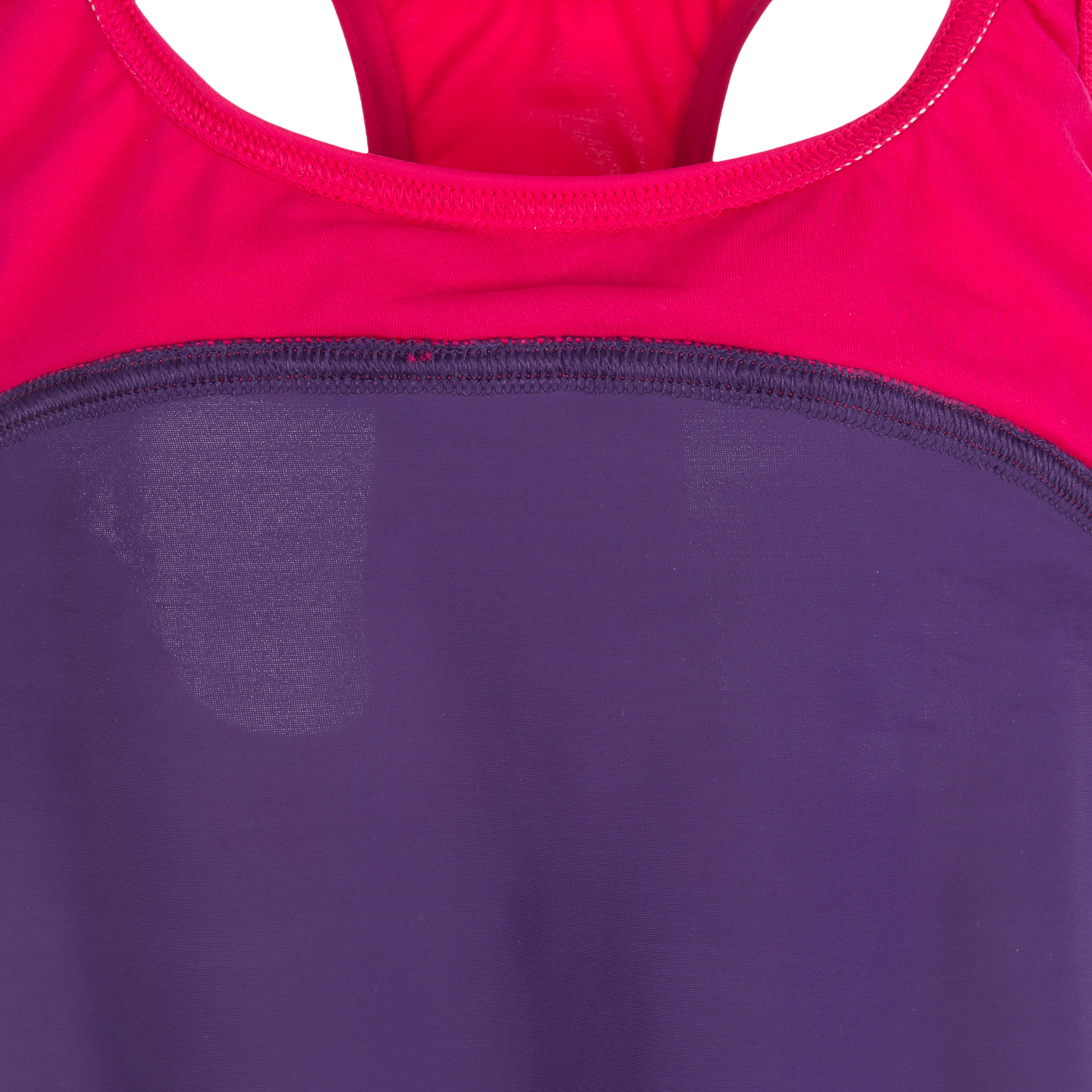 Leony cut women's one-piece swimsuit - purple pink 10/13