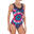 Karli Women's One-Piece Body-Sculpting Aquafitness Swimsuit - All Rosa Pink