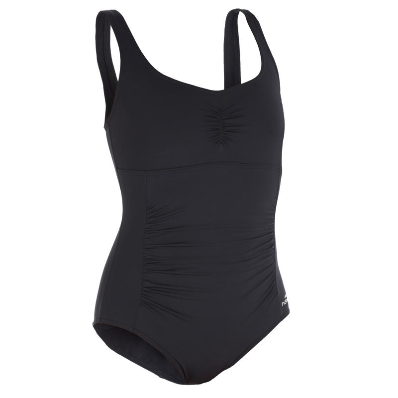 Maillot de bain d'aquagym gainant femme une pièce Mary Noir Maillot de bain d'aquagym gainant femme une pièce Mary Noir
