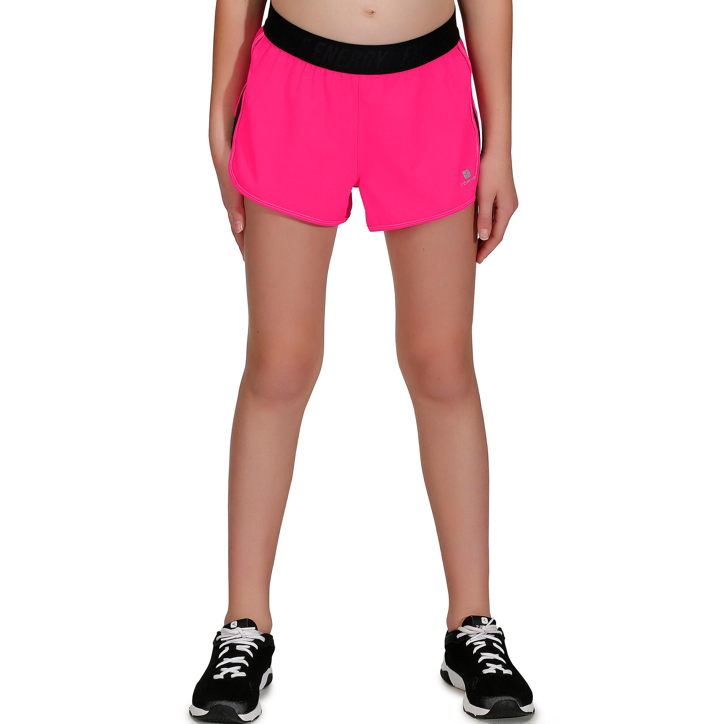 Energy+ Girls' Fitness Shorts - Pink 2/10