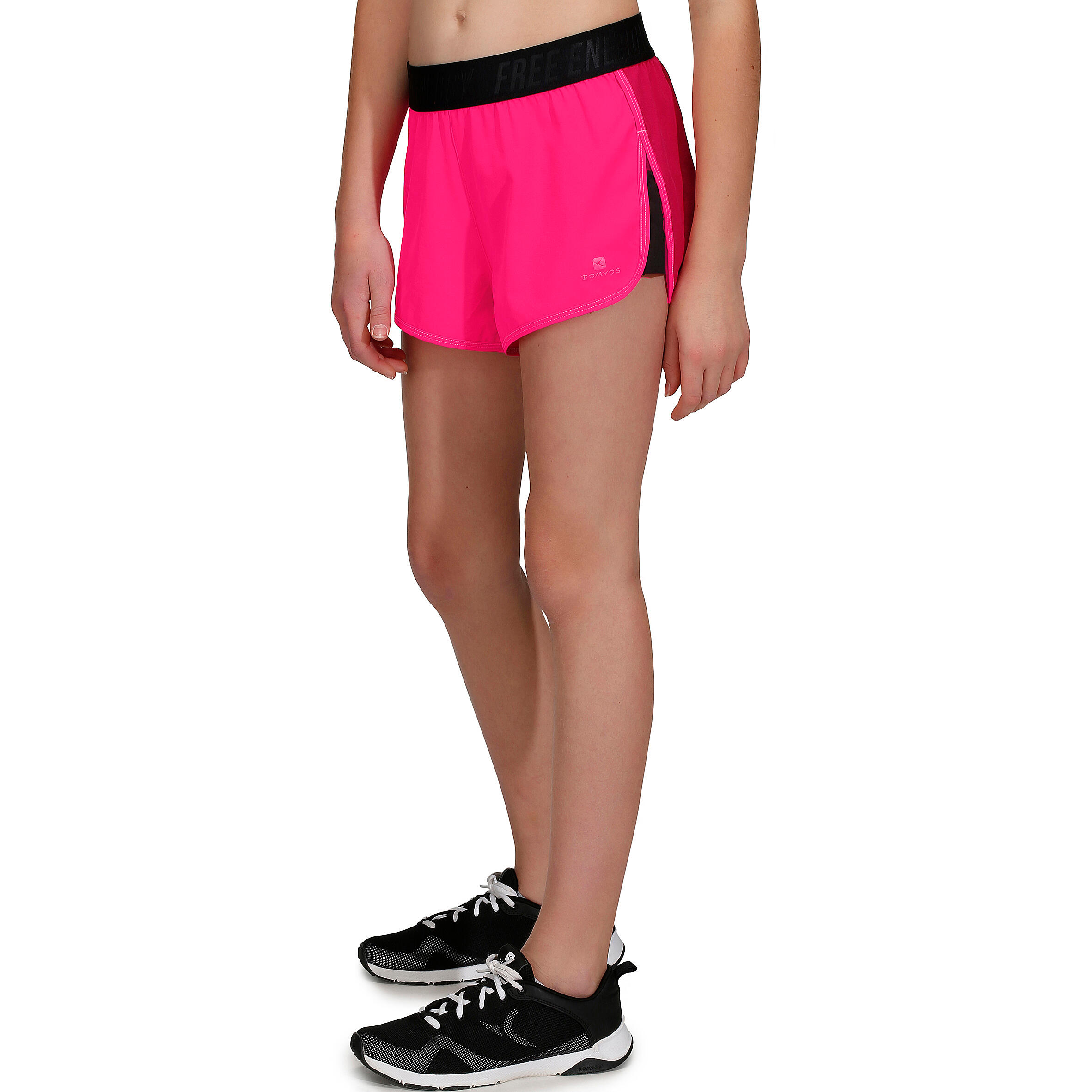 Energy+ Girls' Fitness Shorts - Pink 5/10