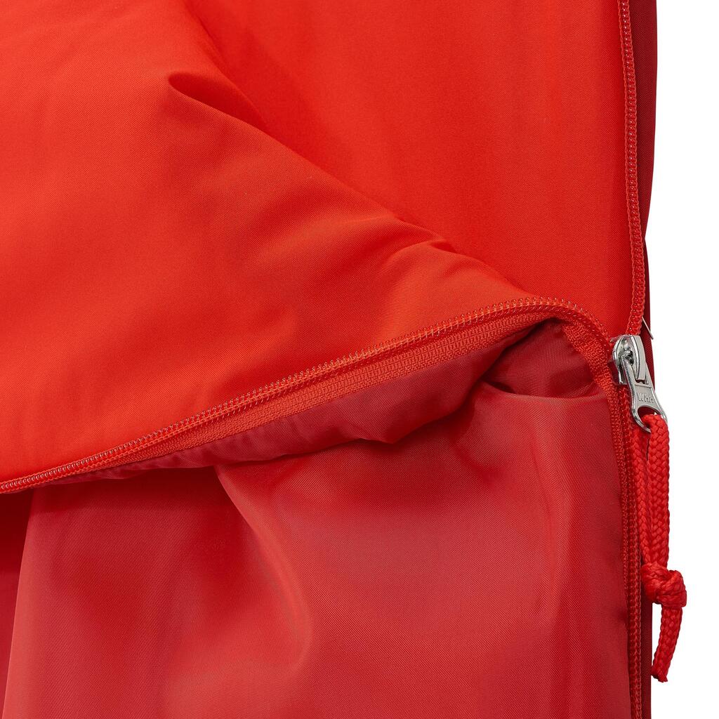 Schlafsack Camping Forclaz 10°C links rot