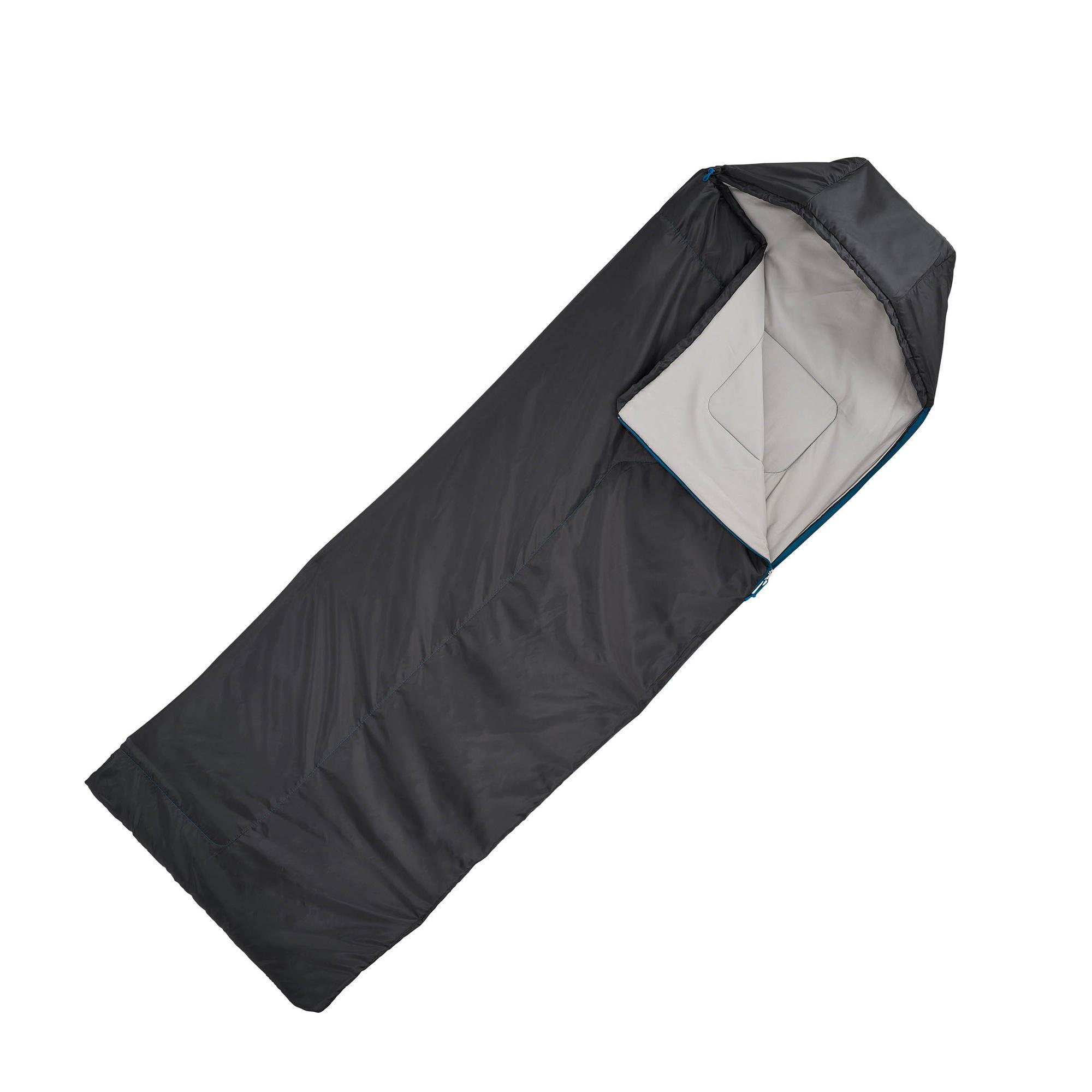 Forclaz 15 Bivouacking Hiking Trekking Sleeping Bag Black Quechua