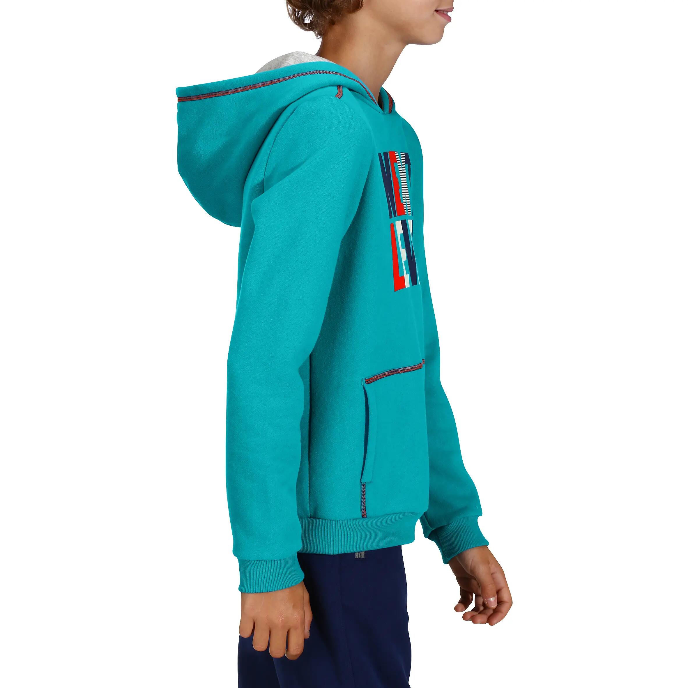 Comfort Boys' Fitness Sweatshirt - Turquoise 2/14