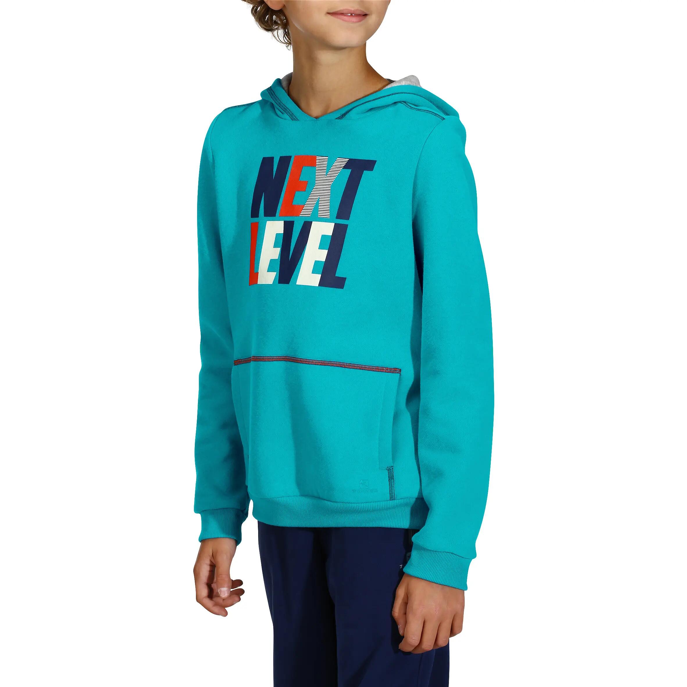 Comfort Boys' Fitness Sweatshirt - Turquoise 4/14