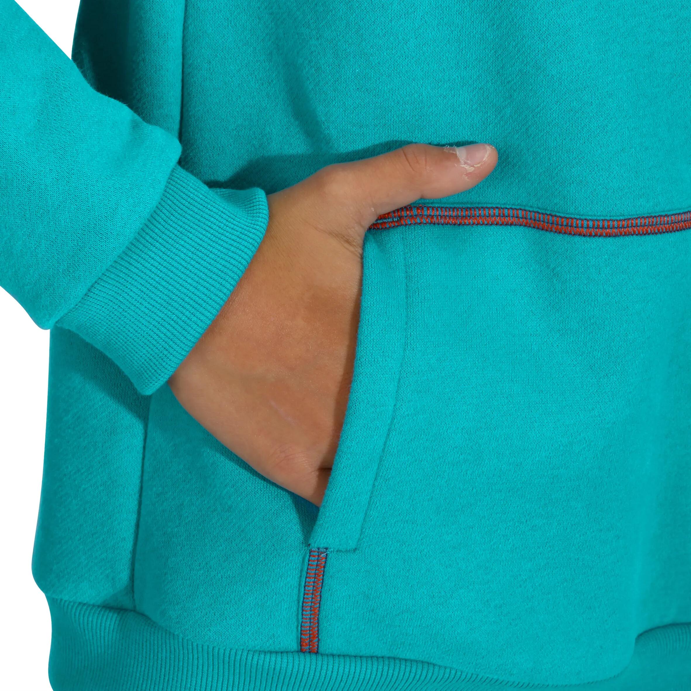 Comfort Boys' Fitness Sweatshirt - Turquoise 7/14