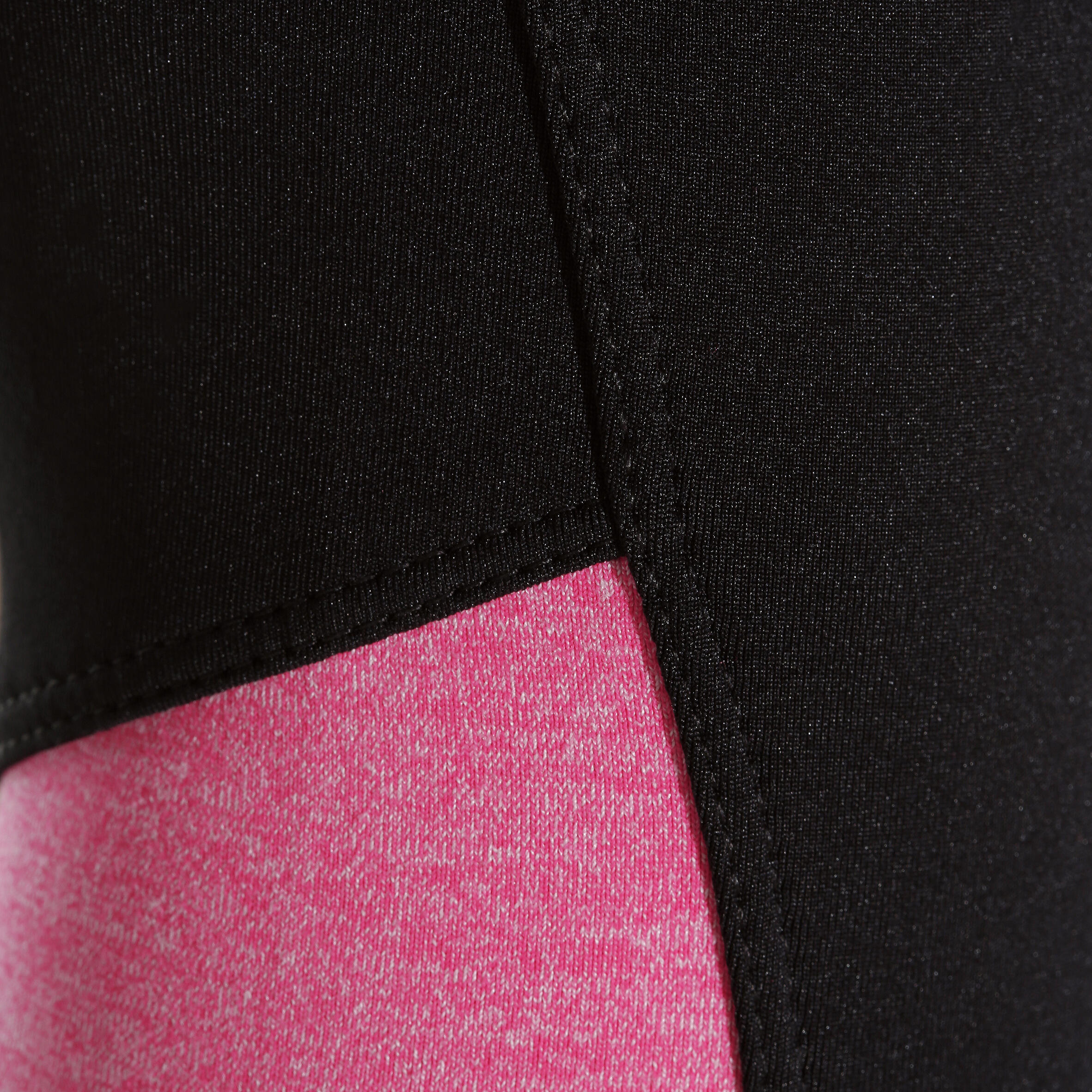 Energy Girls' Fitness Cropped Bottoms - Pink/Black 8/11