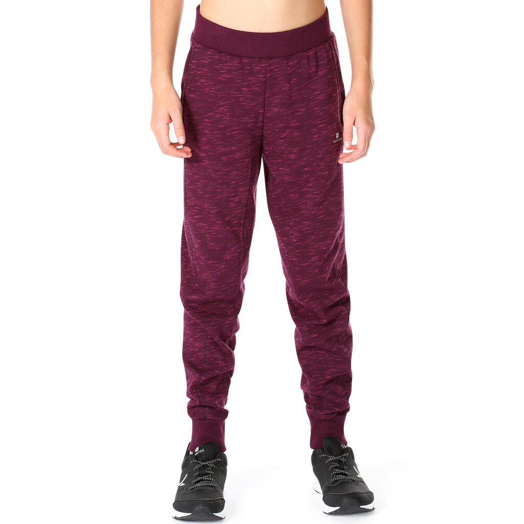 Jogginghose French Terry Kinder, bordeaux