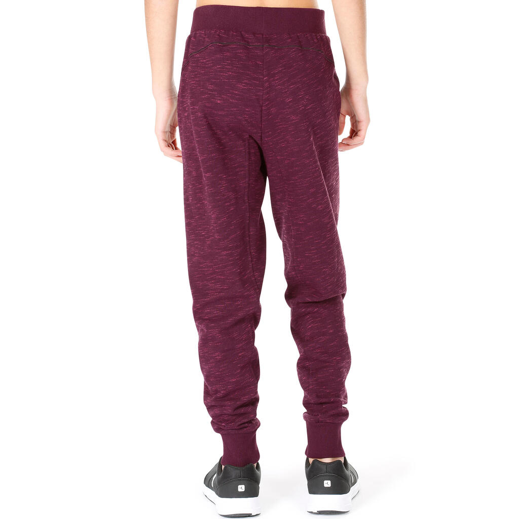 Jogginghose French Terry Kinder, bordeaux