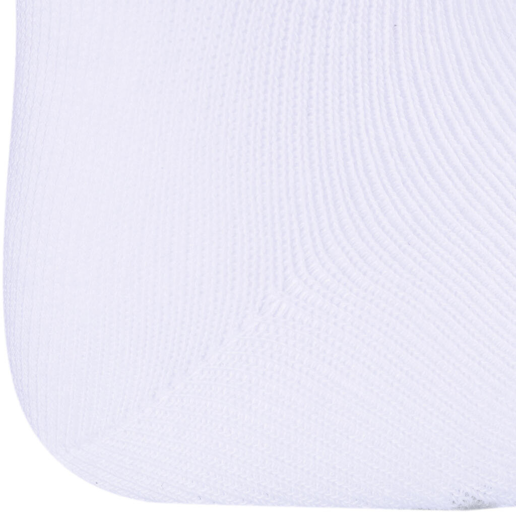 Kids' Basic Mid Socks Twin-Pack - White