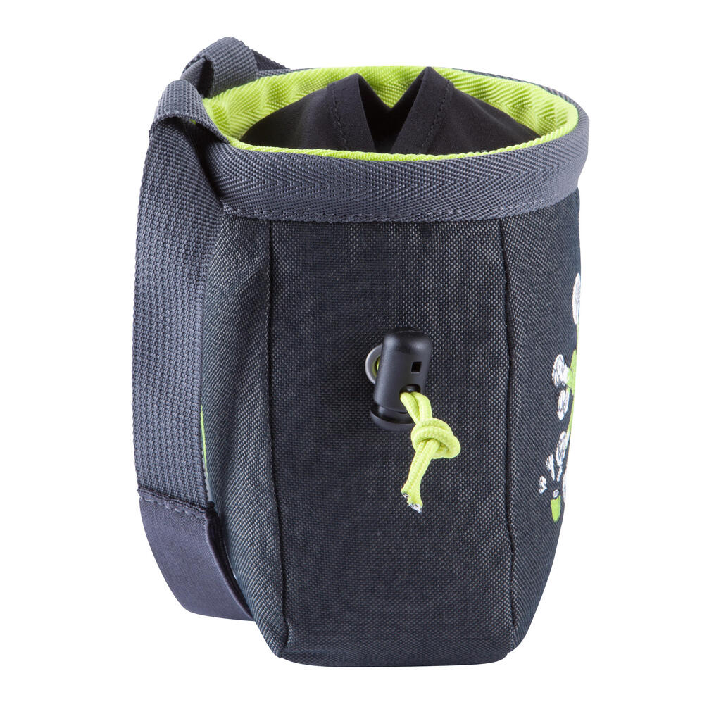 CHALK BAG CHALK BARRIER SIZE L BLACK-GREEN