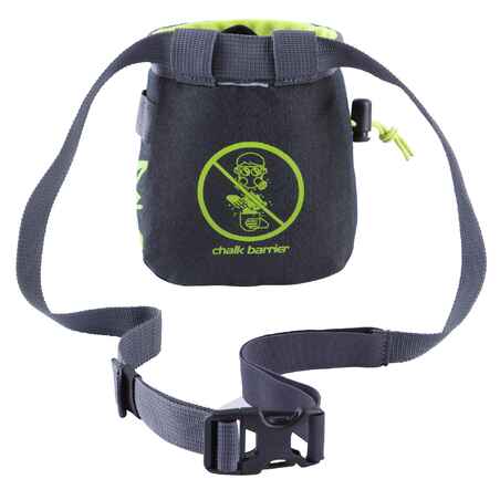 CHALK BAG CHALK BARRIER SIZE L BLACK-GREEN