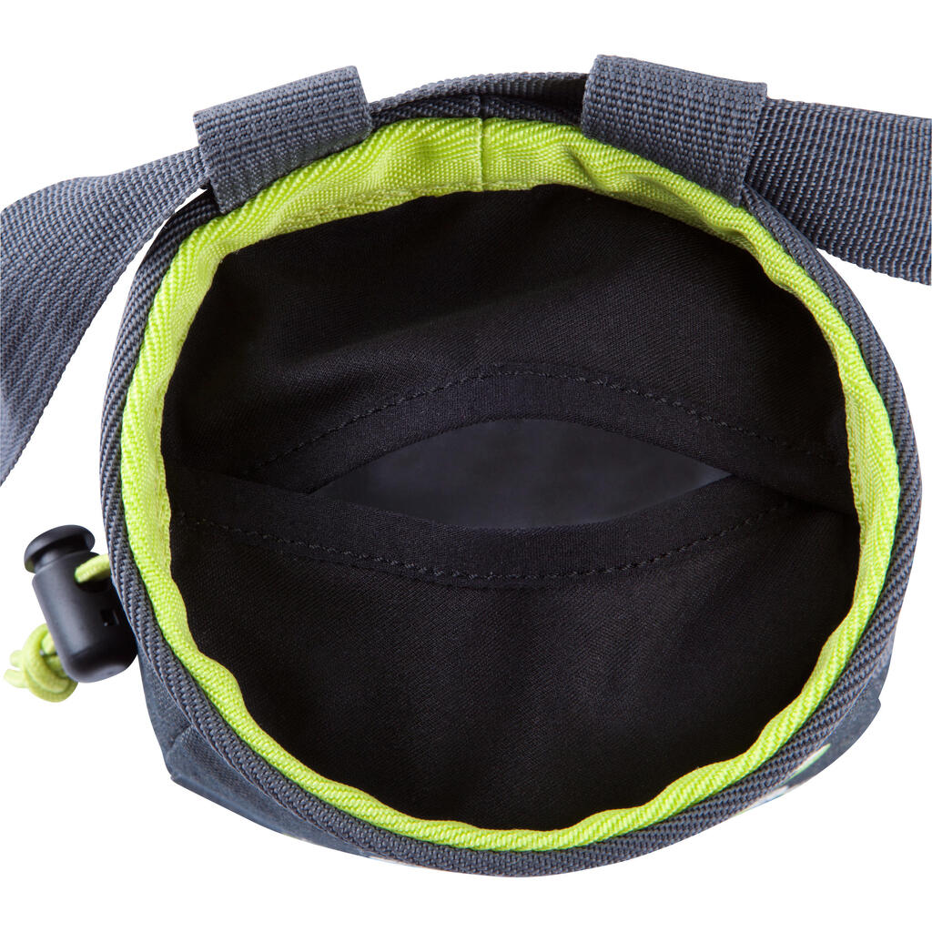 CHALK BAG CHALK BARRIER SIZE L BLACK-GREEN