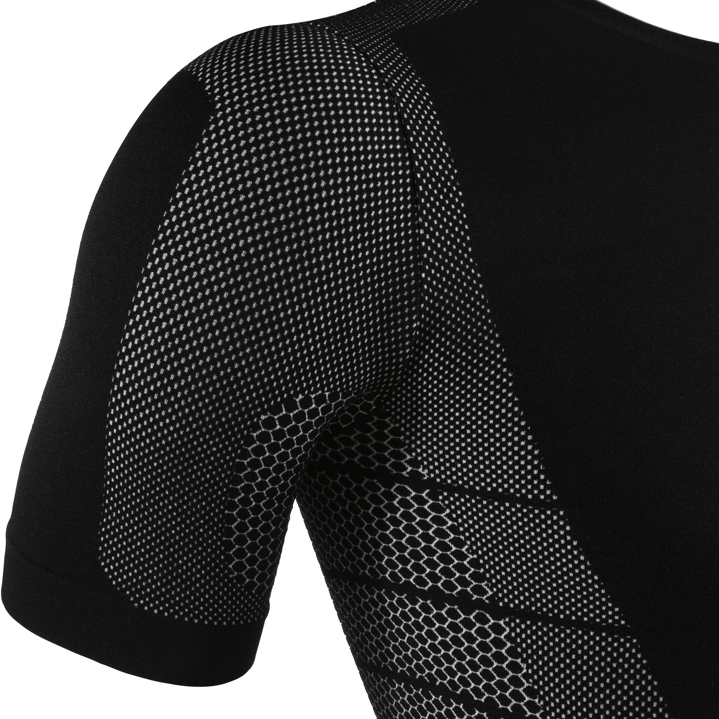 Keepdry 500 Kids Breathable Long Sleeve Base Layer - Black 6/9