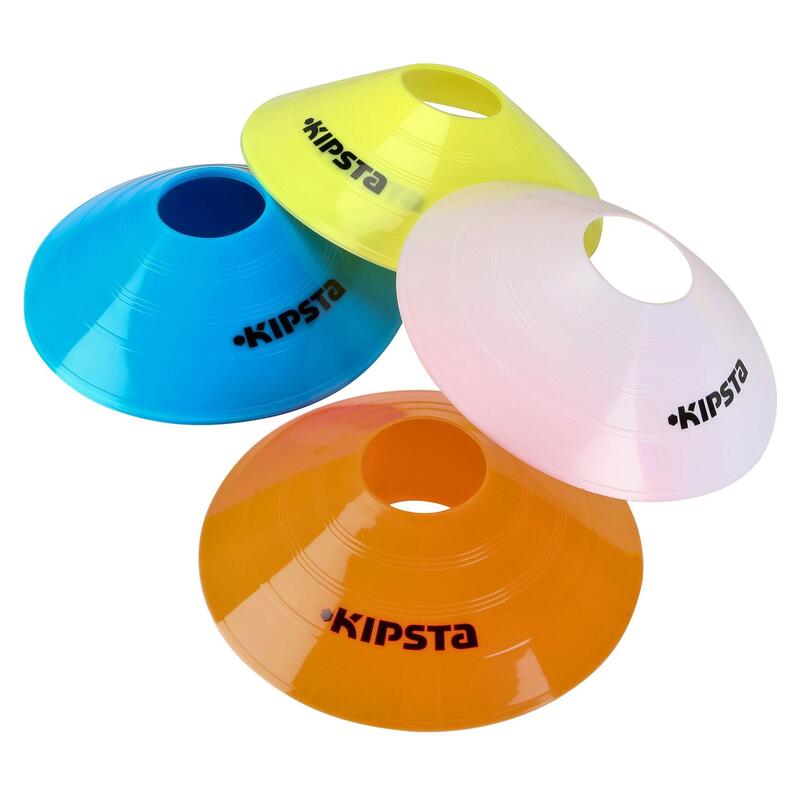 PRODUCTO OCASIÓN: Set de 40 discos planos (10 azul, 10 blanco, 10 rojo, 10 amari