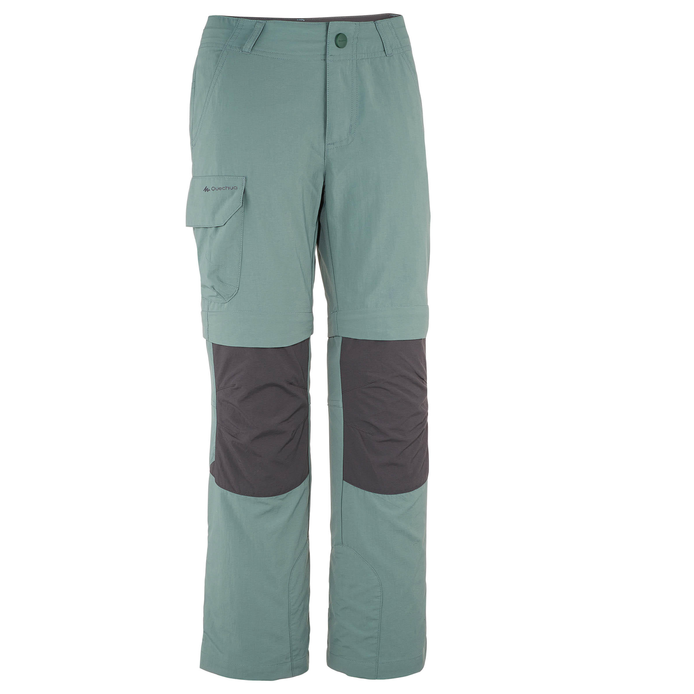 QUECHUA Hike 900 Boy's Hiking Modular Trousers Khaki