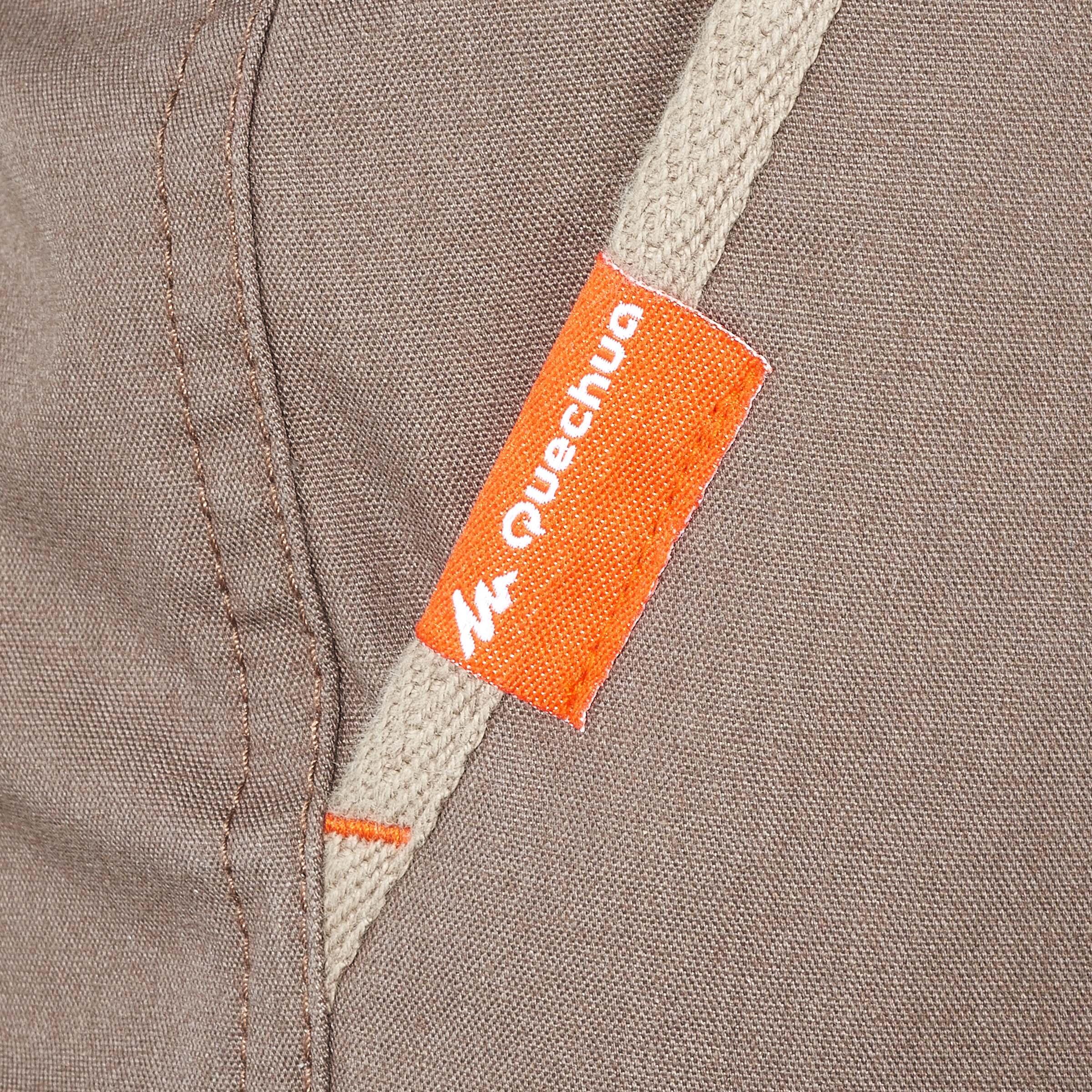 Hike 500 Boys' Hiking Shorts - Brown 7/16
