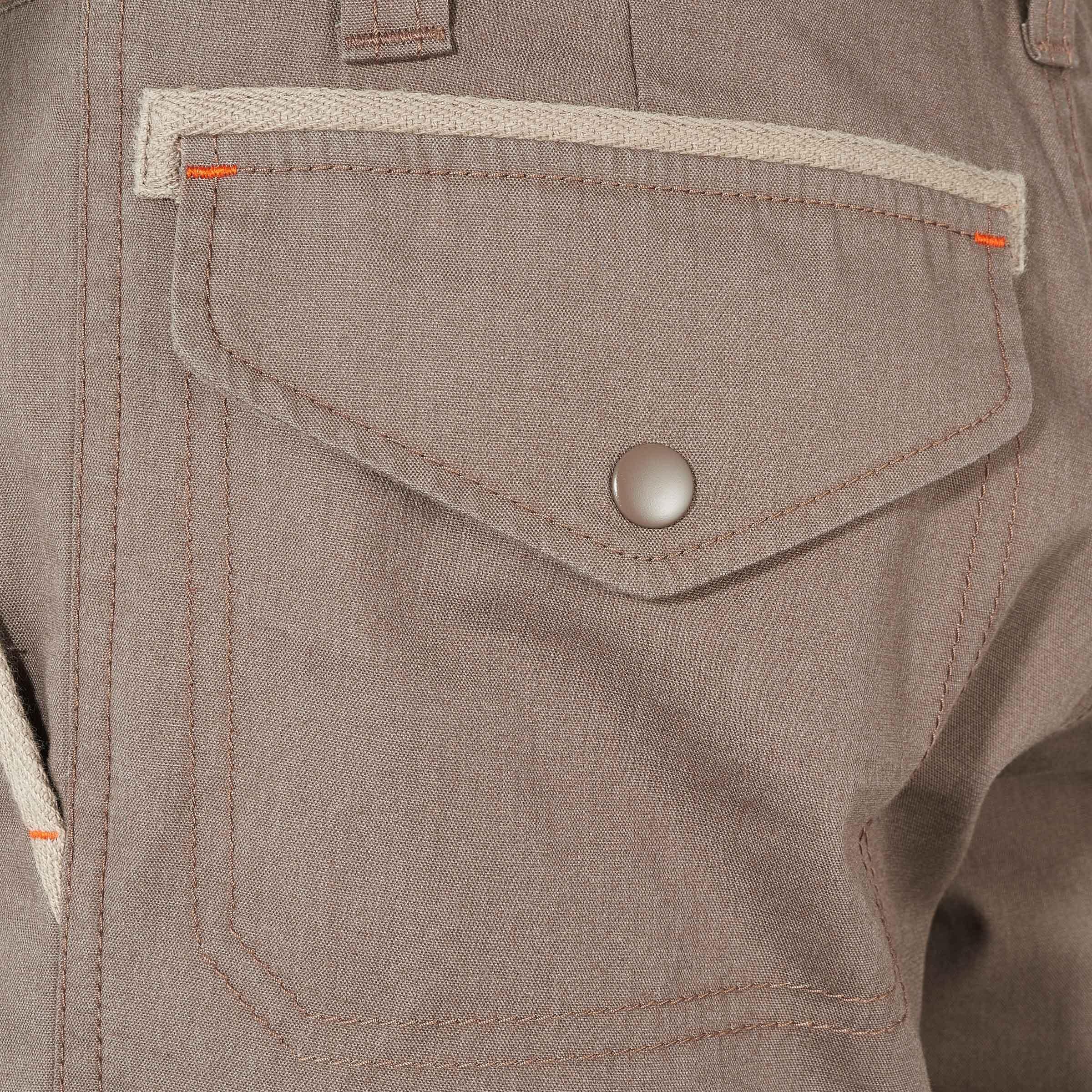 Hike 500 Boys' Hiking Shorts - Brown 12/16