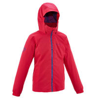 Hike 500 Girl's Hiking Waterproof Jacket - Pink