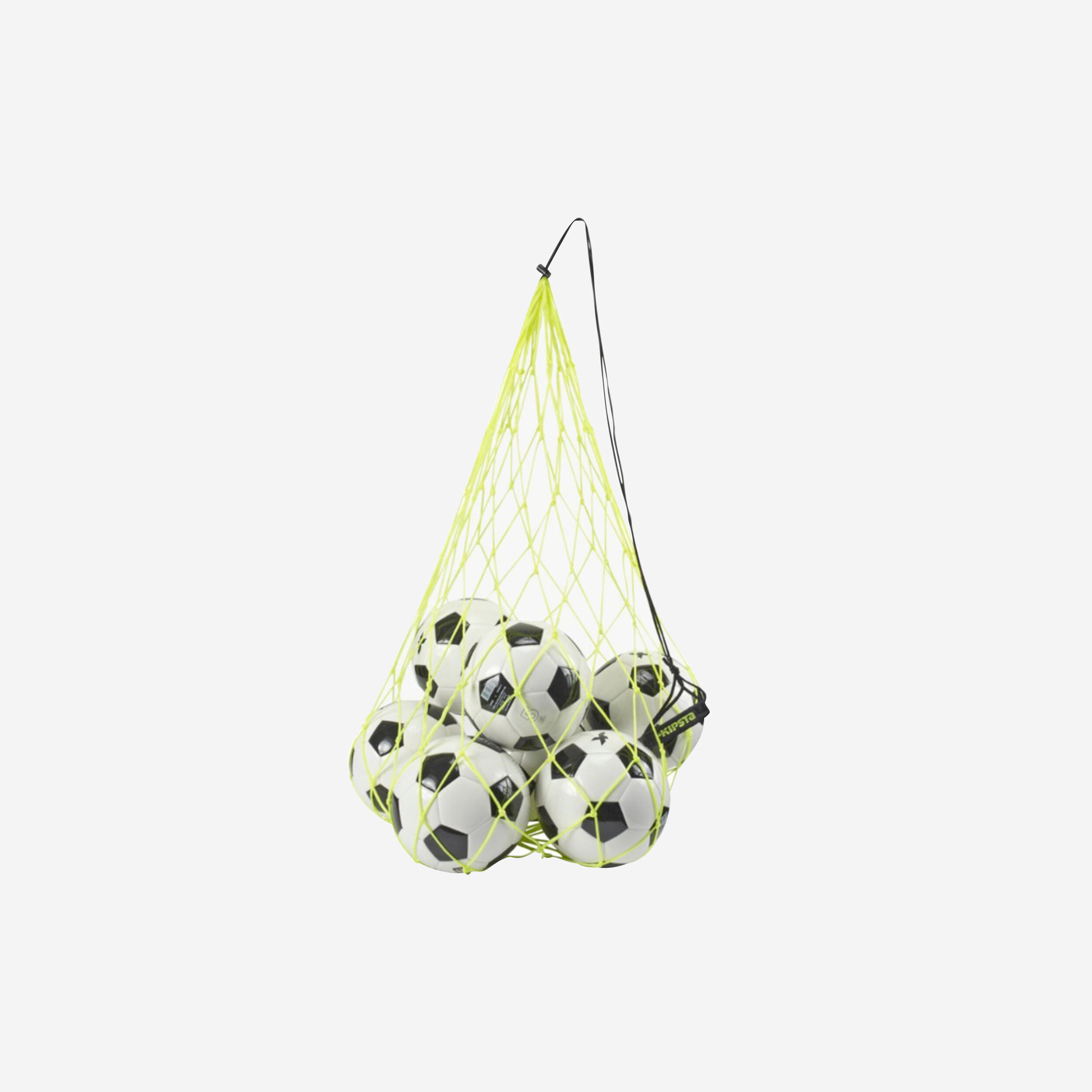 KIPSTA Ballennet voor 10 tot 14 ballen zwart geel