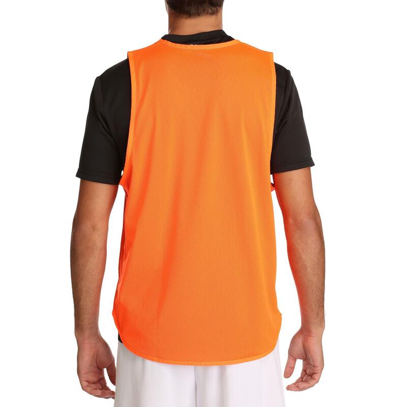 Chasuble réversible rugby bleue orange